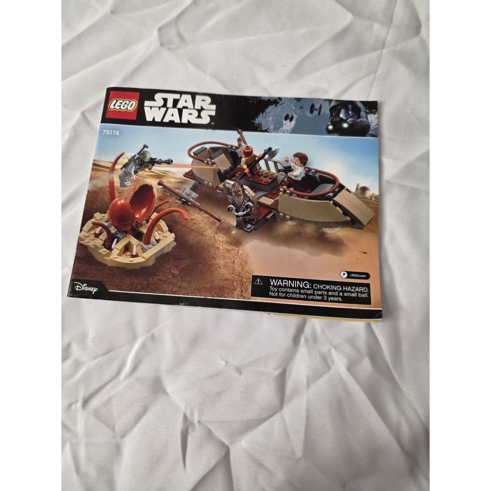 Lego Star Wars 75174 Instruction Manual Book Only Disney Desert Skiff Escape